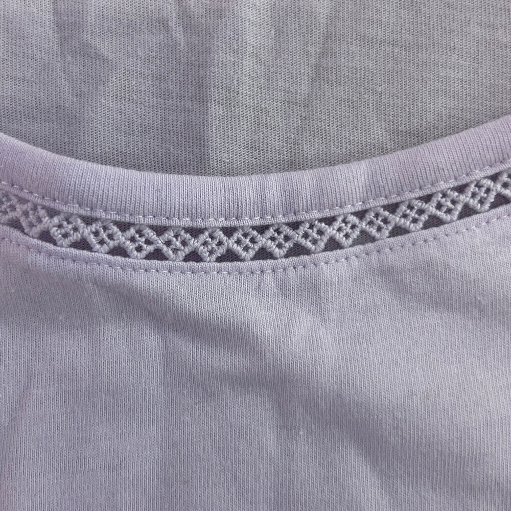 Croft & Barrow Womens XL Purple Floral 2 Piece Capri Pajama Set New - Picture 4 of 16